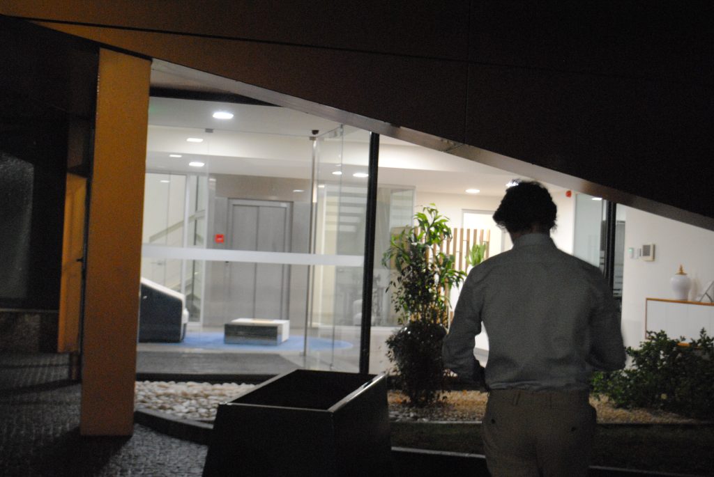 Entrada da fábrica da Crialme.