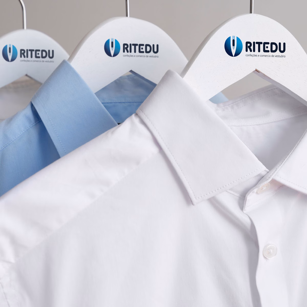 Camisas da fábrica Ritedu em Portugal.
